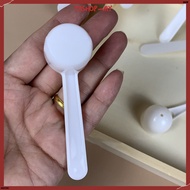 【YOSHOP】50/100pc 5g White Plastic Measuring Spoon Gram Scoop Food Baking Medicine Powder