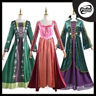 【Ready Stock🇲🇾】Adult Winifred Sanderson Witch Costume Deluxe Hocus Pocus Plus Size  Woman Costume - 