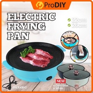 22cm / 26cm Electric Frying Plate Pan Non Stick Grill Baking Pancake Barbecue BBQ Pan Periuk Dapur Elektrik