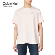 [999.-] CALVIN KLEIN เสื้อยืดคอกลมแขนสั้นผู้ชาย รุ่น 4RB813G LN4 - สี Blush Pink