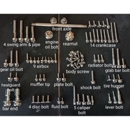 ✓ ♈ HONDA CLICK 125 v1, v2, v3 & Click 150 SC SIAM CNC bolts (sold per parts)