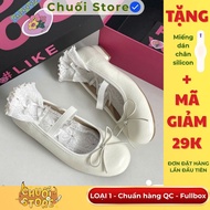 [READY QC STANDARD] TYPE 1 doll shoes with round toe and cute bow, chic Korean retro style for women