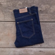 plac jeans skinny crop blue indigo size 31 no nudie