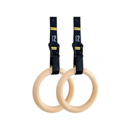 Vòng Treo Xà Bảo Hành 12 Tháng Vòng Tập Gymnastic Rings Dây Có Vạch Đo Khóa Cài Chắc Chắn Cleacco VT
