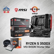 AMD Ryzen 5 3500X Processor w/ MSI B450M Mortar Max Motherboard Bundle