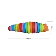 Variety Snot Worm Decompression Caterpillar Toy Simulation Caterpillar Educational Vent Decompressio