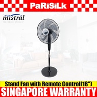 MISTRAL MSF1873R Stand Fan with Remote Control(18")