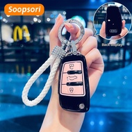 Soopsori Car Folding Key Cover Case Shell Fob For Audi A1 A3 8P A4 A5 A6 C7 A7 S3 S7 S8 R8 Q2 Q3 Q5 