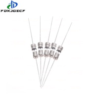 100PCS 3.6x10mm Glass Fuse with Leads Axial Leaded Fuse Tube for PCB Circuit Board Electronics Prote