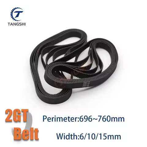 2GT 2MGT Closed Loop Synchronous Timing Belt Length 696 700 702 710 726 730 738 740 742 750 752 760 