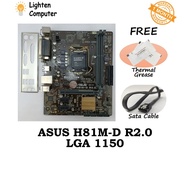 【FREE GIFT】 Asus H81M-D R2.0 / H81M-C Motherboard | H81 | LGA 1150 | 4th Gen Intel | mATX micro ATX 