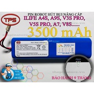 PIN ROBOT HÚT BỤI NÂNG CẤP ILIFE A4S A9S V3SPRO V5S PRO  A7  V8S BẢO HÀNH 9 THÁNG