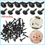 WITTE 100pcs/bag Safety Oval Nose Mini for Teddy Dog 4X5MM/5X7MM Animals Noses Accessories