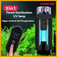 VOONLINE 3IN1 Timed Sterilization UV Lamp /Algea Removal And Oxygenation 3IN1 定时杀菌紫外线灯/除藻/增氧(READY S