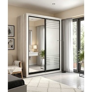 [FREE SHIPPING] Sliding Door Wardrobe (6 Feet & 8 Feet) / Almari Baju Gelongsor (6 kaki & 8 kaki)