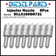 8Pcs/Set Diesel Fuel Injector Nozzle 105015-7310 DLLA160SN731 9432610170 NP-DLLA160SN731 for MITSUBI
