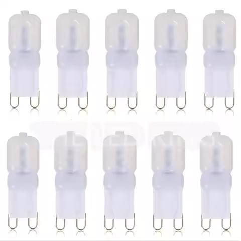 10X Dimmable G9 LED Light Bulbs 220V 110V Spotlights 2835 Bright Home Chandelier Lamps 9W 5W 7W Repl