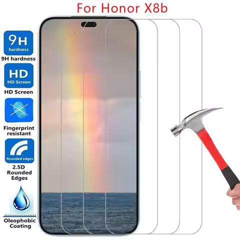 screen protector for huawei honor x8b protective tempered glass on honorx8b x 8b 8 x8 b xb8 8xb 8bx 