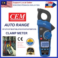 CEM DT-371/DT-372/DT-373/DT-374/DT-375 Compact Electrical Tester AC/DC Auto Ranging Clamp Meter 400A