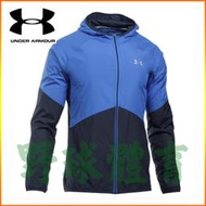 〈ElRey野球王〉UNDER ARMOUR Storm 男 防水跑步外套 水藍/深藍 1279886-907