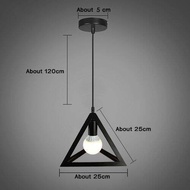 KR 1 Cabang Lampu Hias Gantung Minimalis Modern Lampu Cafe Mini Bar Full set