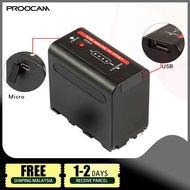 🔥 STOCK READY🔥NP-F980 NpF970 battery rechargeable llight Led LED F960  NpF970 970 NpF550 Np  F770  J