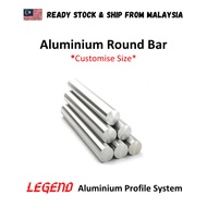 6061 Aluminium Round Bar Shaft Rod Customise Size Dimension