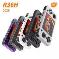 2025R36H Handheld Dual Joystick Arcade Handheld Game Console Portable psp Can Brush Android System D