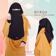 Niqab Burqa 3 layer by Niqavie (Sesuai untuk Khuruj Masturat)