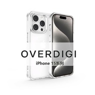 【OVERDIGI】抑菌・抗黃・晶透・纖薄 iPhone15系列 Aurora V2雙料軍規防摔透殼