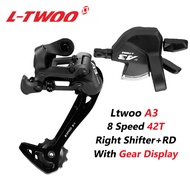 LTWOO A3เปลี่ยนเกียร์ด้านหลัง8สปีด42ตัน + คันเกียร์ด้านขวาพร้อมหน้าจอเกียร์แบบออปติคอลใหม่สำหรับชิ้น