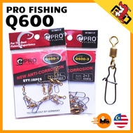 PRO FISHING Q600 COPPER ROLLING SWIVEL WITH 304 S.STEEL NICE SNAP