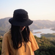 可換風繩漁夫帽 日系透氣防水抗UV 帽 戶外帽 登山帽(黑) S/M/L碼