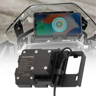 Wireless Charging Mobile Phone GPS Navigation Handlebar Holder Support Bracket For BMW R1250GS LC 12