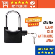 Anti-Theft Sound Alarm Padlock Long Motorcycle Security Alarm Padlock