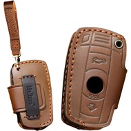 KUNIO Car Key Fob Cover Case Fit for BMW 1 3 7 Series X1 X5 X6 E89 E90 E91 E92 Key Protective Cover 