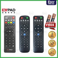 【FREE BATTERY AAA X2】 ORIGINAL EVPAD Remote Control for EVPAD 3S 3 3Max 3plus 2S Pro+ 5S 5P 5MAX 5X 6S 6P MY TV MCMC