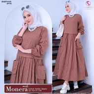 [[TERBARRU]]Gamis Midi Motif Kotak Kecil Terbaru//Gamis MIDI KOTAK TERKINNI//GAMIS MIDI TERBARRU