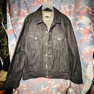 95%新 Neighborhood Rigid Stockman Black Denim Jacket 未退漿 未洗水 nbhd 黑色原色type 3款牛仔䄛