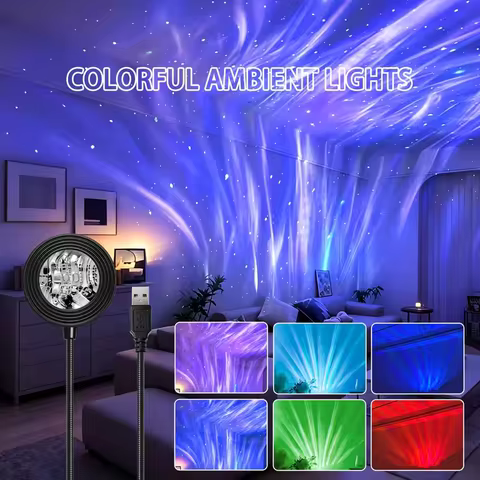 Aurora Atmosphere Light Multi-Position Adjustable Aurora Background Atmosphere Light Indoor Party Au