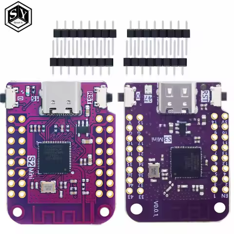 ESP32 S2/S3 Mini WIFI Board Based ESP32-S2FN4R2 ESP32-S3 4MB FLASH 2MB PSRAM MicroPython For Arduino