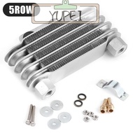 Durable 5 Rows Original Oil Cooler Aluminum 65ml Motorcycle Engine Radiator For 100-250CC Dirt Motor