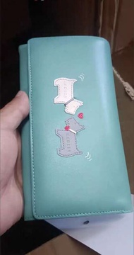 Auth Radleyˉ Genuine Leather Long Verion Wallet/Card Holder 19x10x2cm