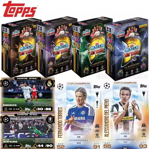 2025-26 Topps Match Attax UEFA Champions League Football Star Card Large Iron Box Massive Package Co