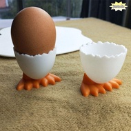 JUSTO 1/2/4Pcs Kitchen Supplies Boiled Creative Opener Eggs Container