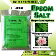 EPSOM SALT ± 400G FERTILIZER FLOWER PLANT ALLOWS PLANTS TO ABSORB VALUABLE NUTRIENTS BAJA GARAM EPSOM