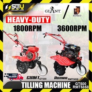 ROMEO RMT5858 / GIANT GT500 7HP Heavy Duty Petrol Engine Mini Tilling Machine / Power Tiller Cultiva