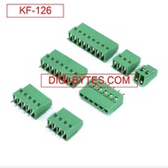 KF126 Pinscrew Terminal Block 2p 3p 4p 5p 6p 7p 8p
