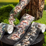 Have a Nice Day Seamless PET Tape Fantasy Cottage Series Creative Treehouse Pattern Journal DIY Scen