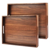 Multipurpose Wooden Tray Rectangular Wooden Tray Aesthetic Bakery Tray